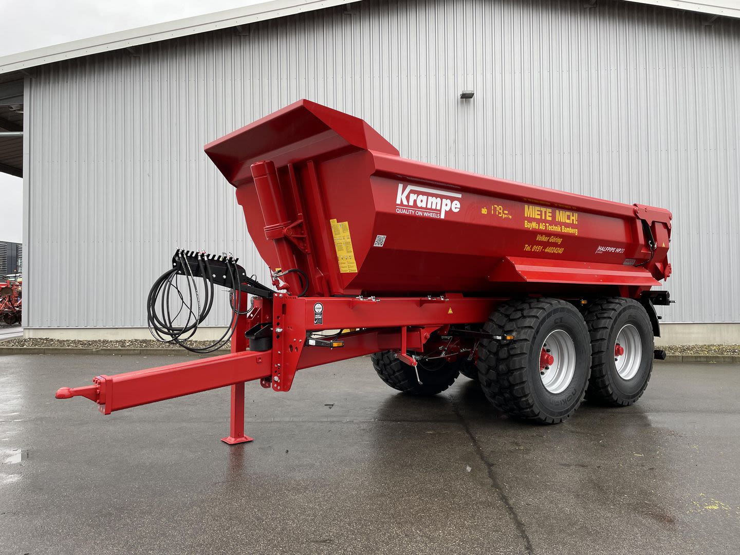 Halfpipe HP 20 CARRIER Krampe Tandem-Hal